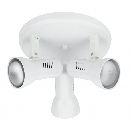SPOT CARRERA ORIENTABILE BIANCO 3XE27 28X31,5CM