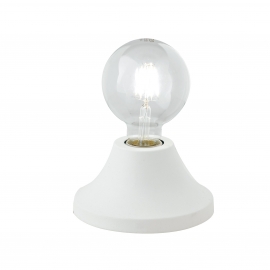 LUME VESEVUS BIANCO 1XE27 15X8CM
