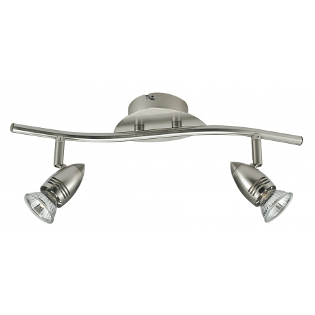 SPOT LED SUNNY ORIENTABILE NIKEL 2XGU10 3W 500LM 3