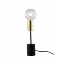 LUME AXON NERO/ORO 1XE27 7,5X39CM