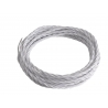 CAVO ELETTRICO CLAY IN TESSUTO BIANCO 3X0,75 500CM