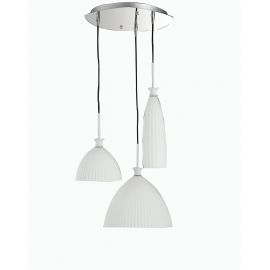 SOSPENSIONE SWING BIANCO 3XE14 46CM