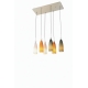 SOSPENSIONE SWING MULTICOLOR 6XE14 70X35CM