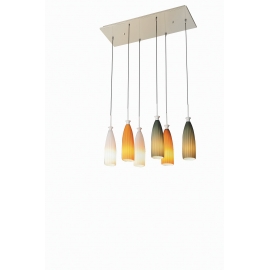 SOSPENSIONE SWING MULTICOLOR 6XE14 70X35CM