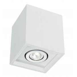 PLAFONIERA SPACE ORIENTABILE BIANCA 1XGU10 13,4X13