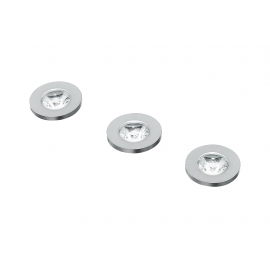 INCASSO LED SIRIO NIKEL 1W 50LM 4000K 3X2,4CM