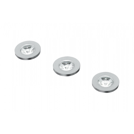 INCASSO LED SIRIO NIKEL 1W 50LM 4000K 3X2,4CM