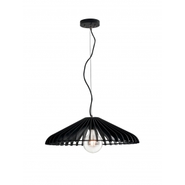 SOSPENSIONE CALDER LEGNO NERO 1XE27 30CM