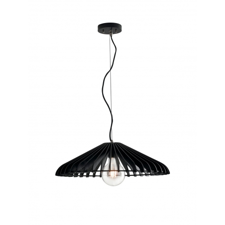 SOSPENSIONE CALDER LEGNO NERO 1XE27 30CM