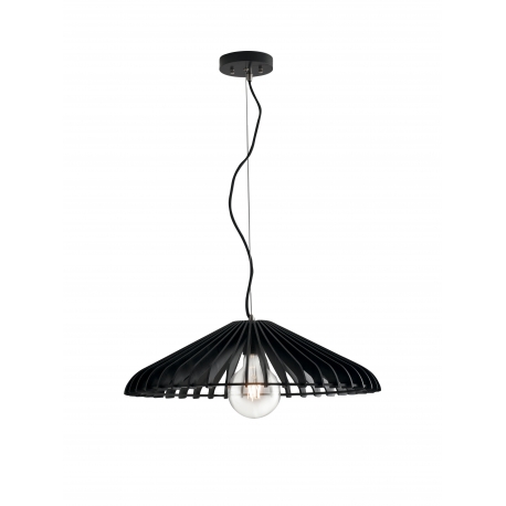 SOSPENSIONE CALDER LEGNO NERO 1XE27 50CM