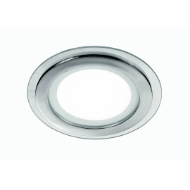 INCASSO LED PLASMA TRASPARENTE/CROMO 12W 900LM 400