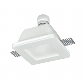INCASSO SNOW BIANCO 1XGU10 12X12X6CM