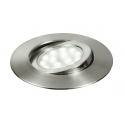 INCASSO LED ZENIT ORIENTABILE NIKEL 5W 400LM 3000K