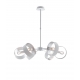 SOSPENSIONE OLYMPIC BIANCO/SILVER 6XE14 67CM