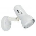 SPOT CARRERA ORIENTABILE BIANCO 1XE27 14X16,5CM