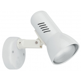 SPOT CARRERA ORIENTABILE BIANCO 1XE27 14X16,5CM