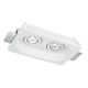 INCASSO MORGANA ORIENTABILE BIANCO 2XGU10 25,5X15,