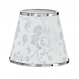 PARALUME BOEME BIANCO/CROMO E14 12X14CM