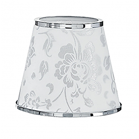 PARALUME BOEME BIANCO/CROMO E14 12X14CM