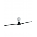 STRINGA ELETTRIFICATA PICNIC NERA 10XE14 IP44 CON 
