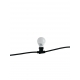 STRINGA ELETTRIFICATA PICNIC NERA 10XE14 IP44 CON 