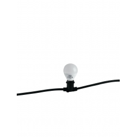 STRINGA ELETTRIFICATA PICNIC NERA 10XE14 IP44 CON 
