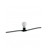 STRINGA ELETTRIFICATA PICNIC NERA 10XE14 IP44 CON 