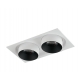INCASSO LED OUTSIDER ORIENTABILE BIANCO 2X15W 2400