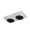 INCASSO LED OUTSIDER ORIENTABILE BIANCO 2X15W 2400