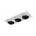 INCASSO LED OUTSIDER ORIENTABILE BIANCO 3X30W 7200