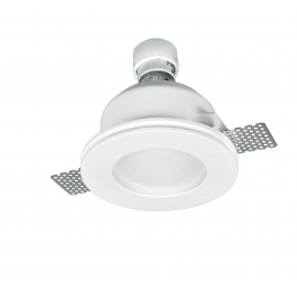 INCASSO SNOW BIANCO 1XGU10 12X6CM