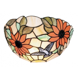 APPLIQUE DAFNE VETRO TIFFANY 1XE27 30X16X15CM