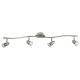 SPOT LED SUNNY ORIENTABILE NIKEL 4XGU10 3W 1000LM 