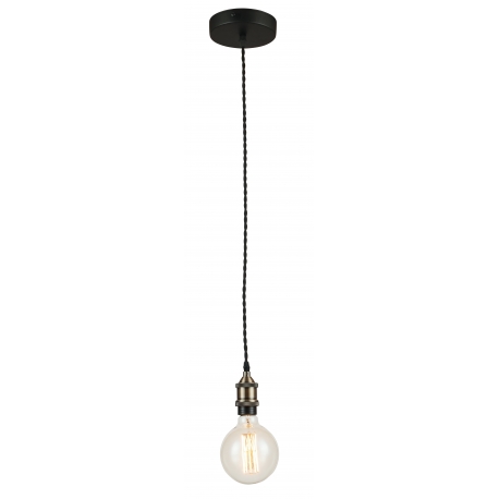 SOSPENSIONE VINTAGE RAME 1XE27 120CM