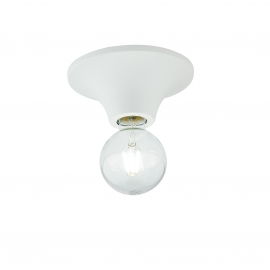 PLAFONIERA VESEVUS BIANCO 1XE27 18X8CM