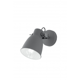 APPLIQUE LEGEND GRIGIO 1XE27 12,3X19,5X22CM