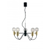 SOSPENSIONE AXON NERA/ORO 5XE27 60X34CM