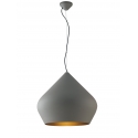 SOSPENSIONE THOLOS GRIGIA 1XE27 52X45CM