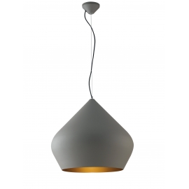 SOSPENSIONE THOLOS GRIGIA 1XE27 52X45CM