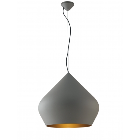 SOSPENSIONE THOLOS GRIGIA 1XE27 52X45CM