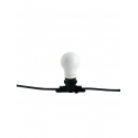 STRINGA ELETTRIFICATA PICNIC NERA 10XE27 IP44 CON 