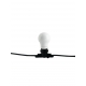 STRINGA ELETTRIFICATA PICNIC NERA 10XE27 IP44 CON 