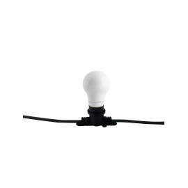 STRINGA ELETTRIFICATA PICNIC NERA 10XE27 IP44 CON 