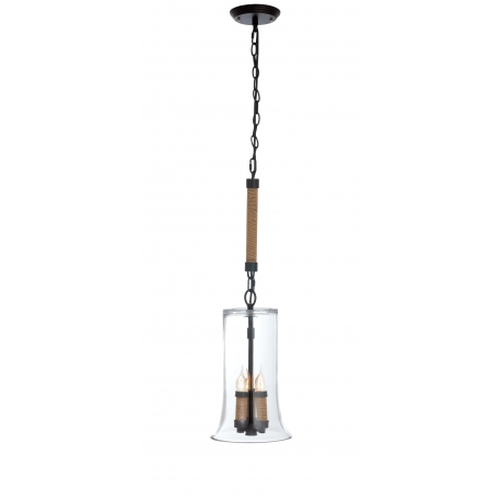 SOSPENSIONE CHARLOT TRASPARENTE 3XE14 22CM