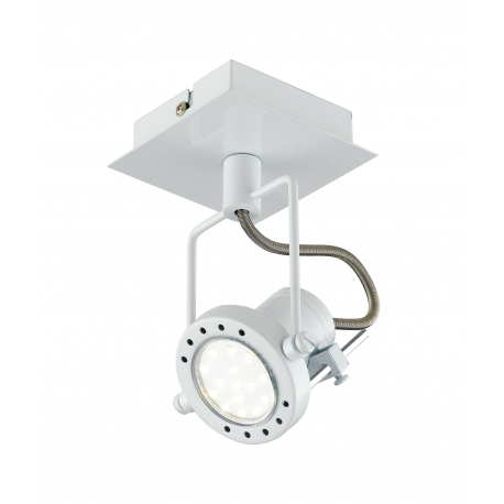 SPOT LED TECHNO ORIENTABILE BIANCO 1XGU10 5W 400LM