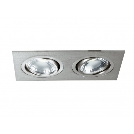 INCASSO LED GEMINI ORIENTABILE NIKEL 2X5W 630LM 40