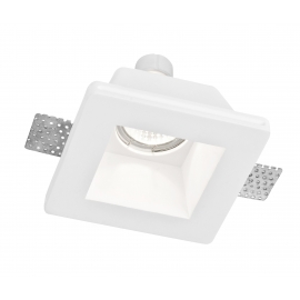 PROJECTOR GHOST GESSO BRANCO 1XGU10 12X12X5,5CM