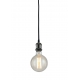 SOSPENSIONE VINTAGE NERO 1XE27 120CM