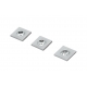 KIT 3PZ INCASSI LED SIRIO NIKEL 3X1W 3X50LM 4000K 