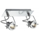SPOT LED TECHNO ORIENTABILE NIKEL 2XGU10 3W 500LM 